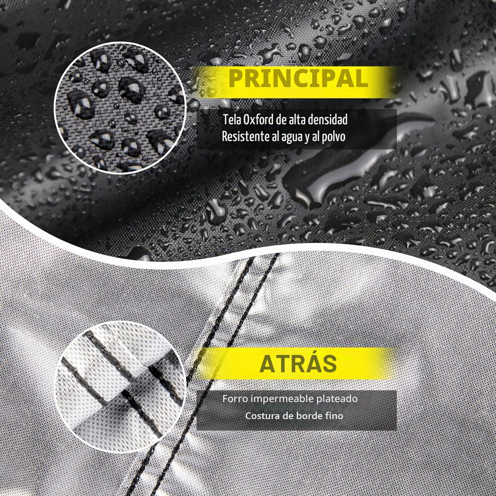 Kingling Cubierta de estación de barra de dominadas para soportes de inmersión de entrenamiento de fuerza en el hogar, cubierta protectora impermeable y a prueba de polvo, 102 x 107 x 163 cm