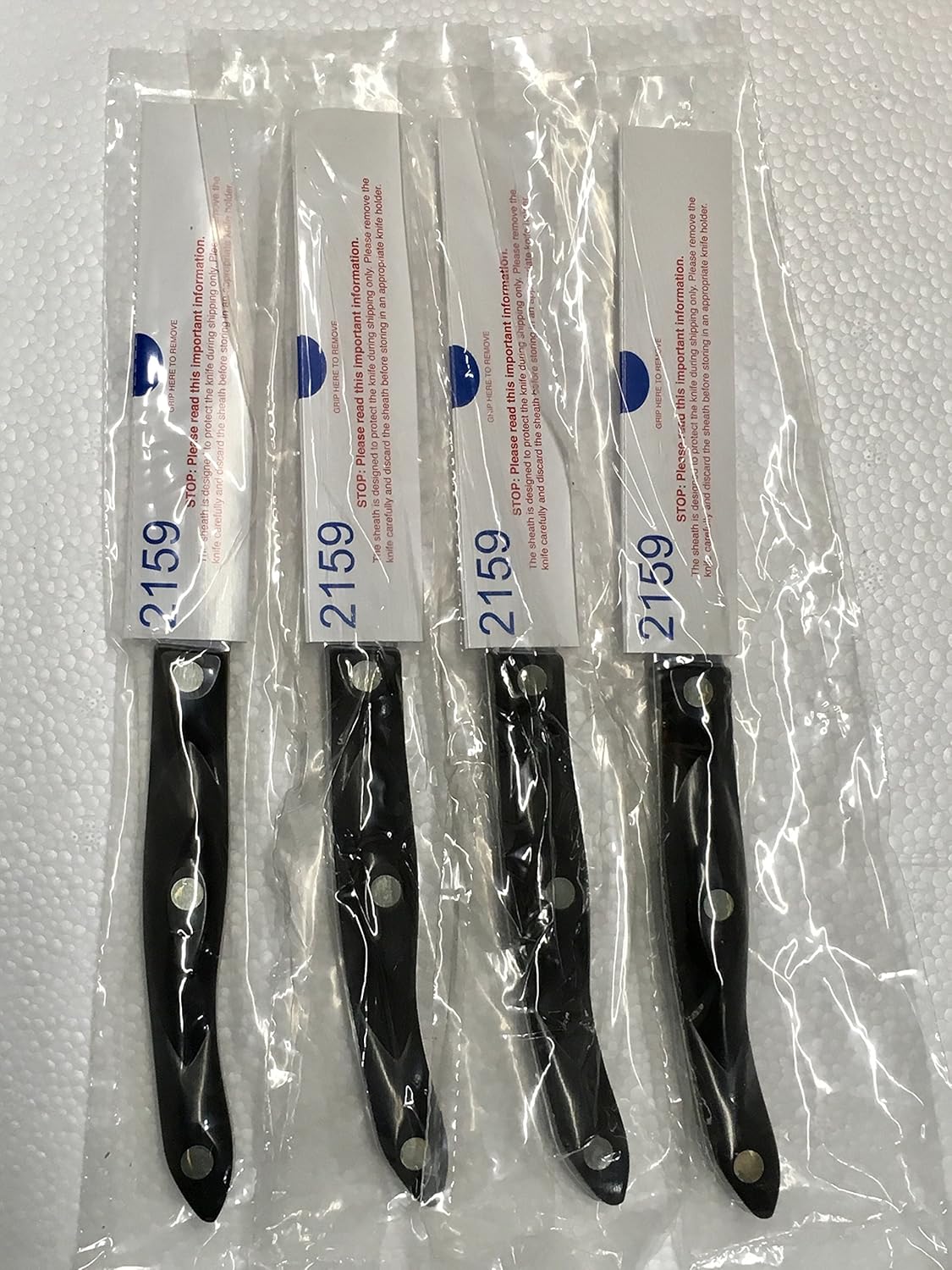 CUTCO Cutlery 4Piece Steak Knives Knife Set Classic Black 2159