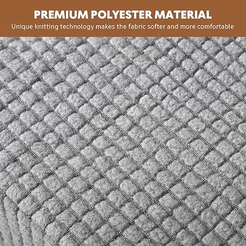 Miniatura 5 de 2 fundas de elastano jacquard para reposabrazos, protector de muebles deslizante, fundas elásticas para reposabrazos para sofá, silla, sillón