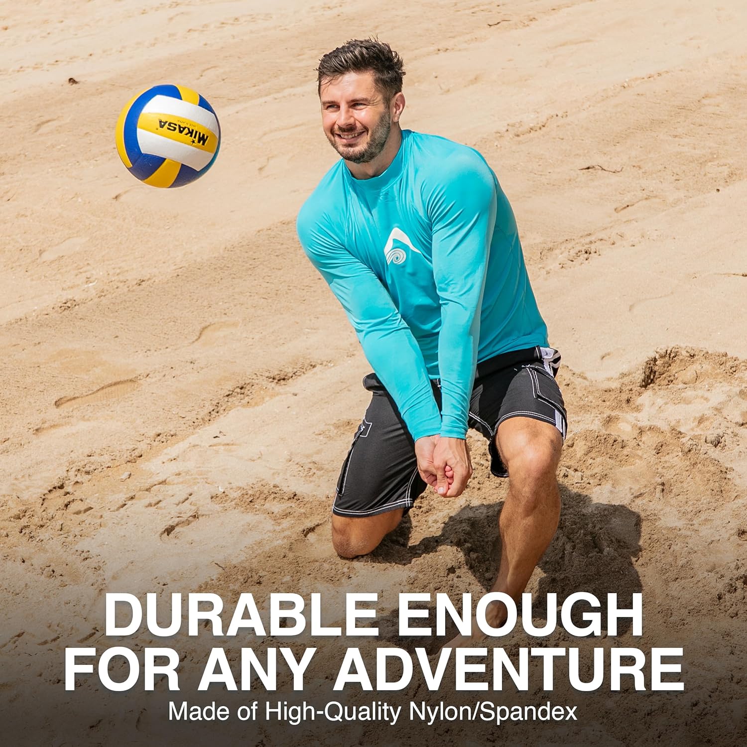 Kanu Surf Platinum Rashguard UPF 50+ Sun Protection Long Sleeve Swim Shirts for Men-Premium Rash Guard for Men - Image 4