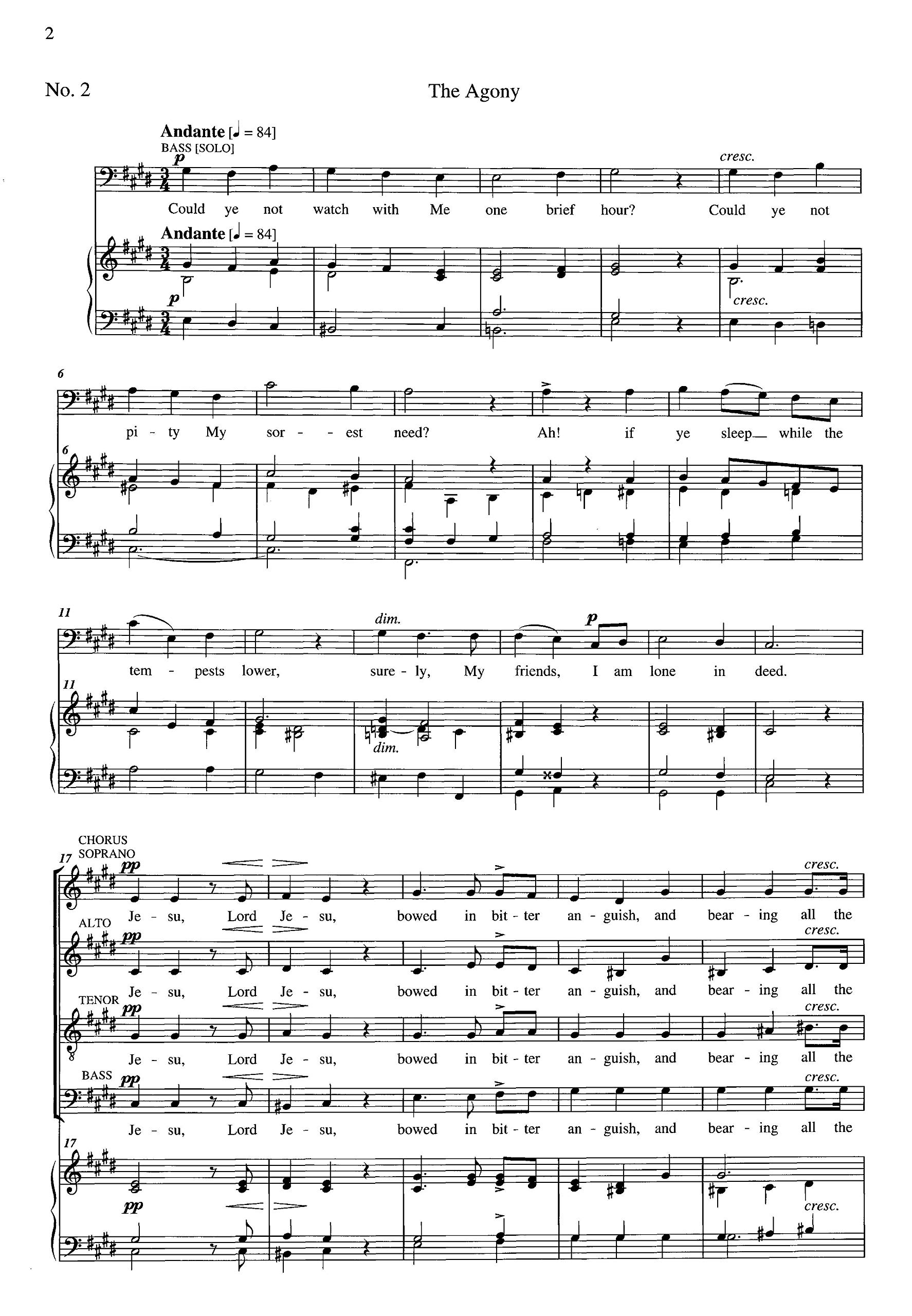 The Crucifixion: Vocal Score - Image 5