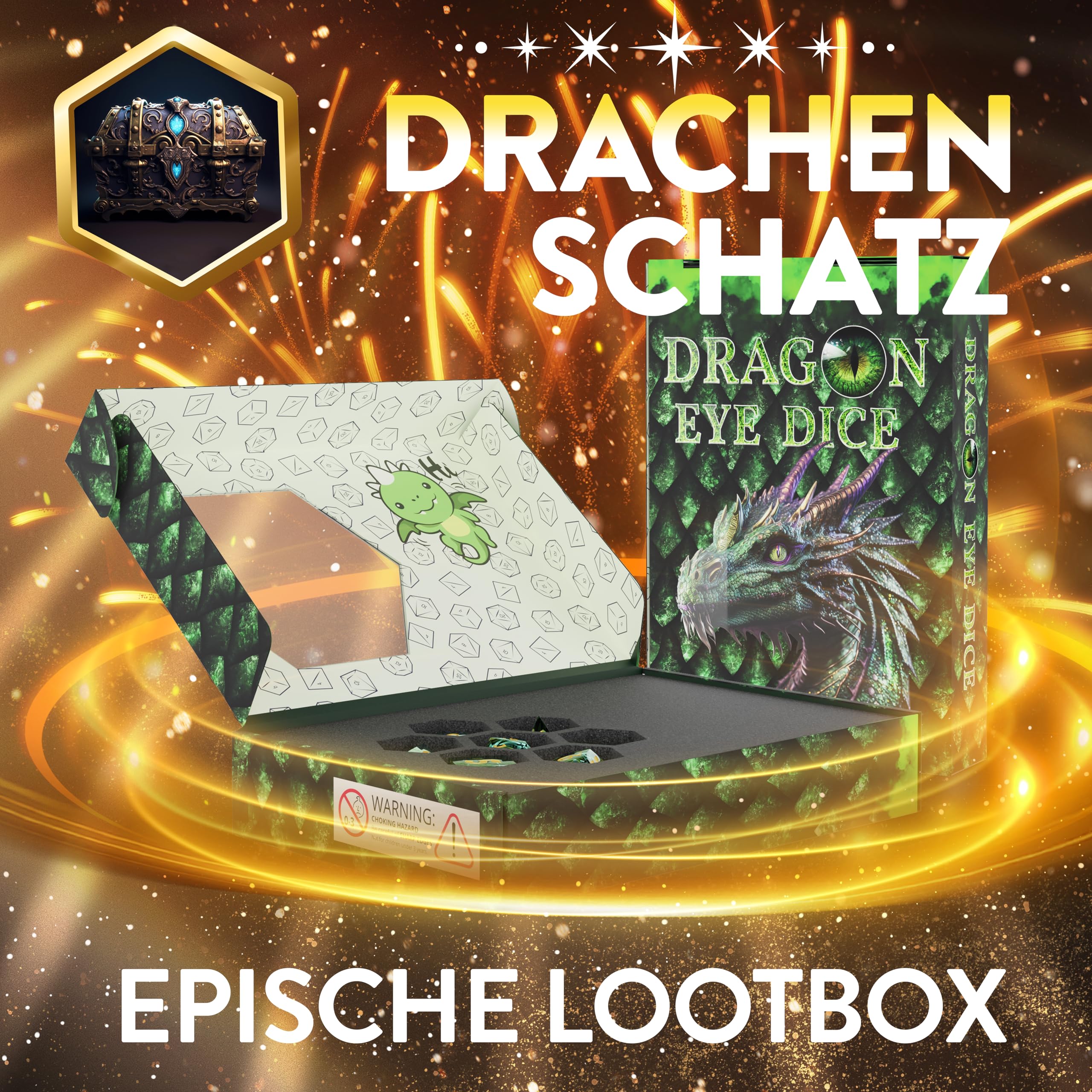 Amazon.co.jp: ドラゴンアイダイスセット:ダンジョンズアンド