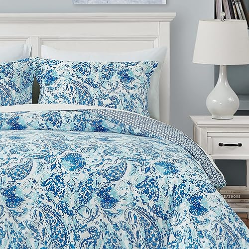 Miniatura 5 de Poppy & Fritz - Juego de funda de edredón individual, ropa de cama de algodón transpirable con funda a juego y cierre de cremallera, decoración del