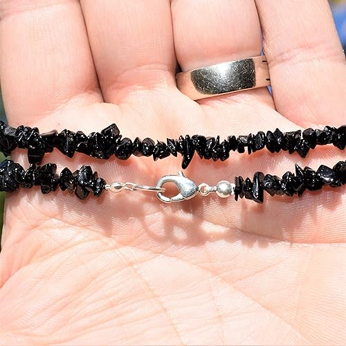 Miniatura 3 de Zenergy Gems Collares de piedras preciosas naturales cargadas de selenita + cargador de corazón hinchado de selenita incluido