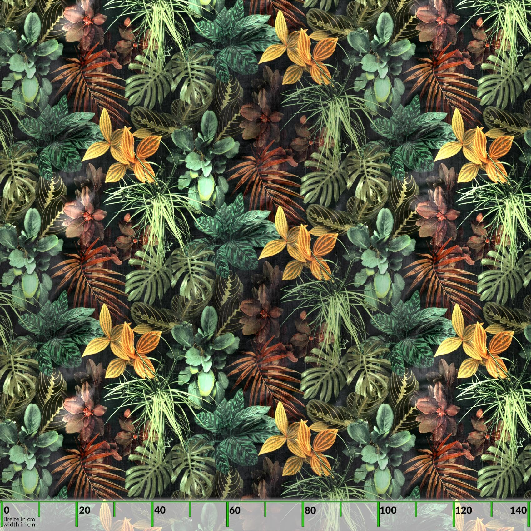 Nappe en Toile cirée Lavable, Facile d'entretien, imperméable, Effet Lotus, Nappe de Jardin, Motif Tropical, Ronde, 140 cm, Bord coupé