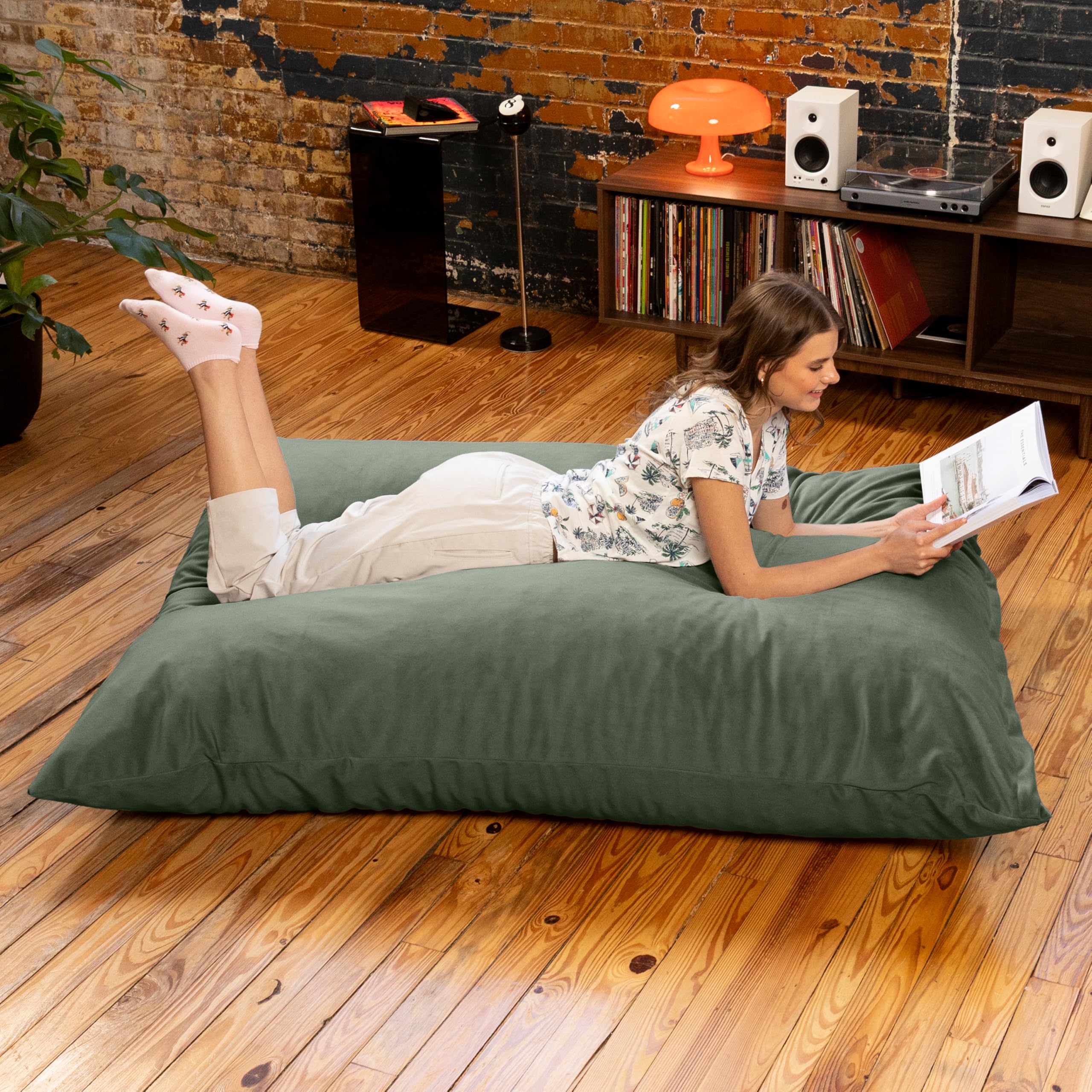 Amazon.com: Pillow Saxx Bean Bag Rocking Chair - Elegant Oversized