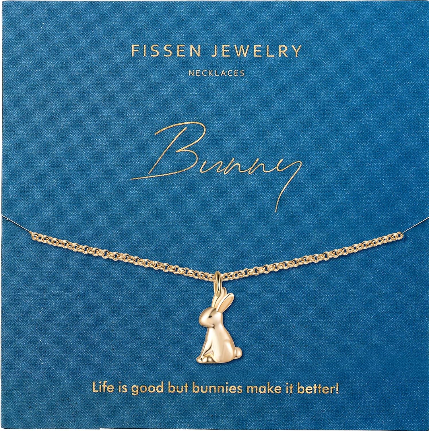 Cute Necklaces for Women - Inspirational Elephant & Butterfly Designs - Dainty Cat Lovers Gifts
