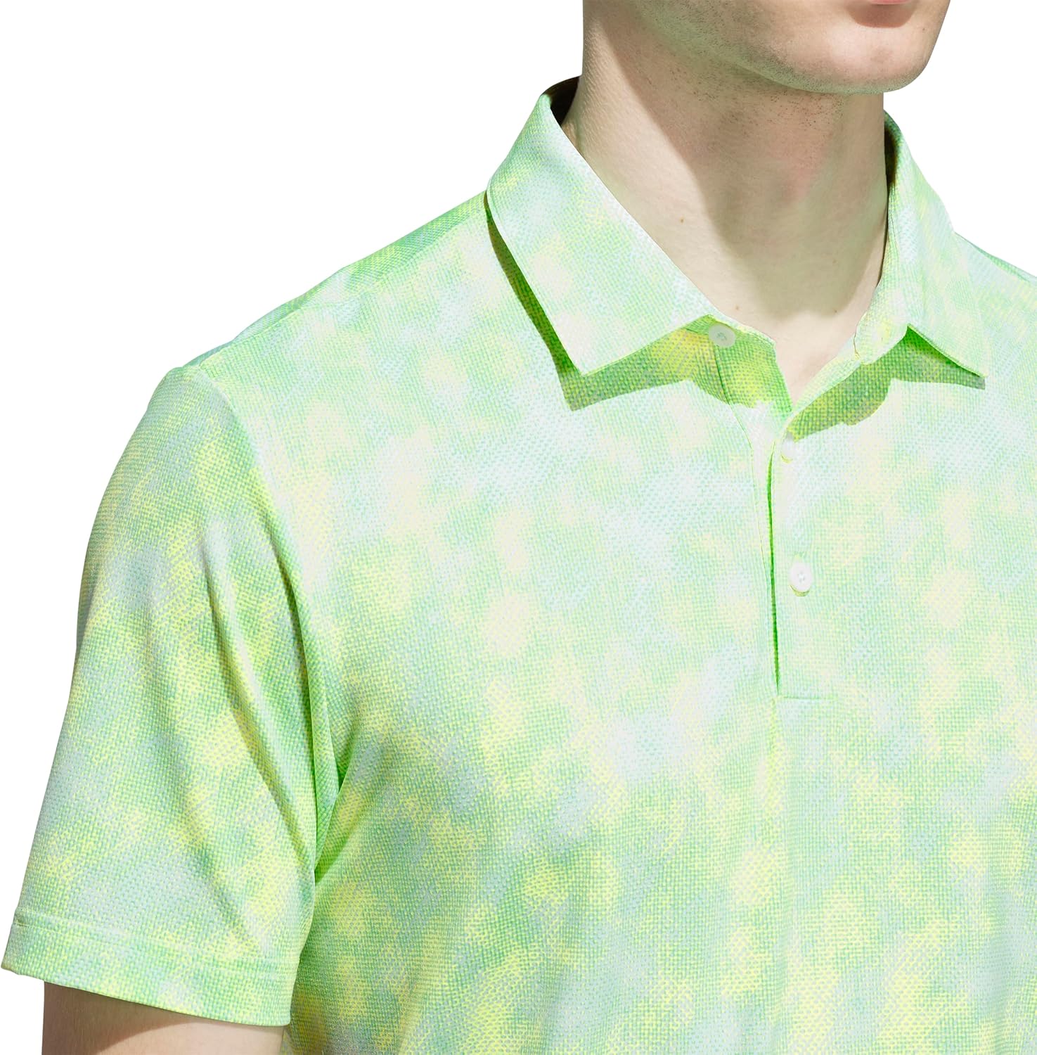 adidas Men's Ultimate365 Textured Print Polo Shirt