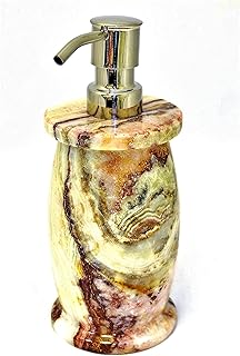 Nature Home Decor 704MG Multi Green Onyx Lotion Dispenser of Bathroom Ac...