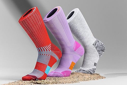 Miniatura 5 de Merrell Calcetines ligeros de trail running para hombre y mujer, tacón antideslizante unisex y zonas de malla transpirable