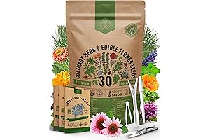 Organo Republic Culinary Herb and Edible Flower Seed Variety Pack