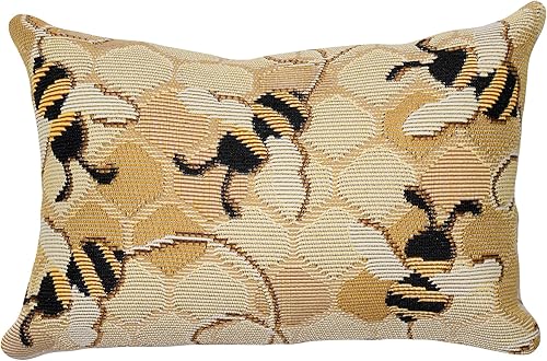 Miniatura 2 de Liora Manne Marina - Almohadas de fácil cuidado para interiores y exteriores, diseño de miel sin abejas