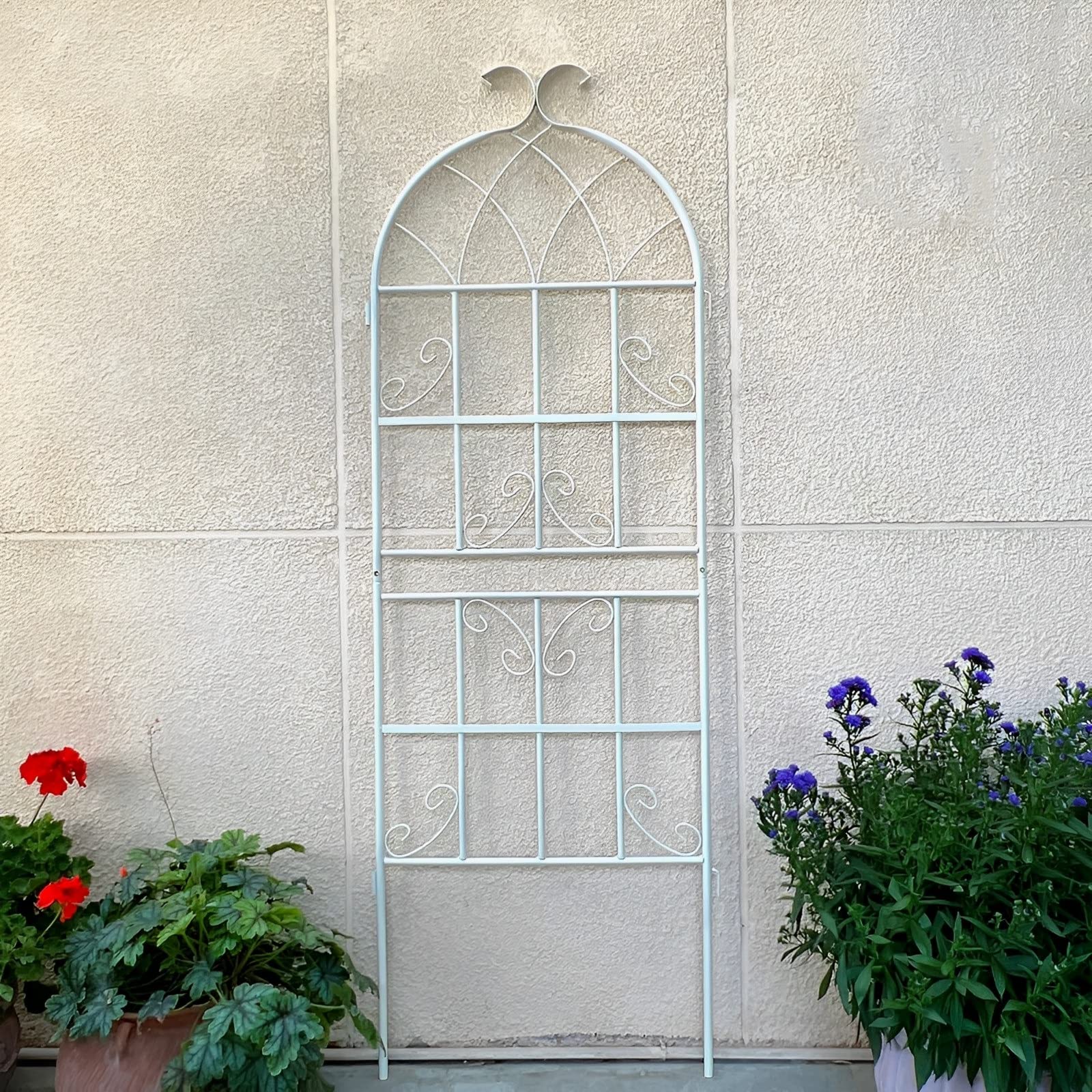 Treillis de jardin pour plantes grimpantes et fleurs, treillis vertical antirouille pour parapluie, treillis de glycine, support de fleurs d' extérieur, support d'escalade pour vignes, rose, noir, 90 Treillis de jardin pour plantes grimpantes et fleurs, treillis vertical antirouille pour parapluie, treillis de glycine, support de fleurs d' extérieur, support d'escalade pour vignes, rose, noir, 90
