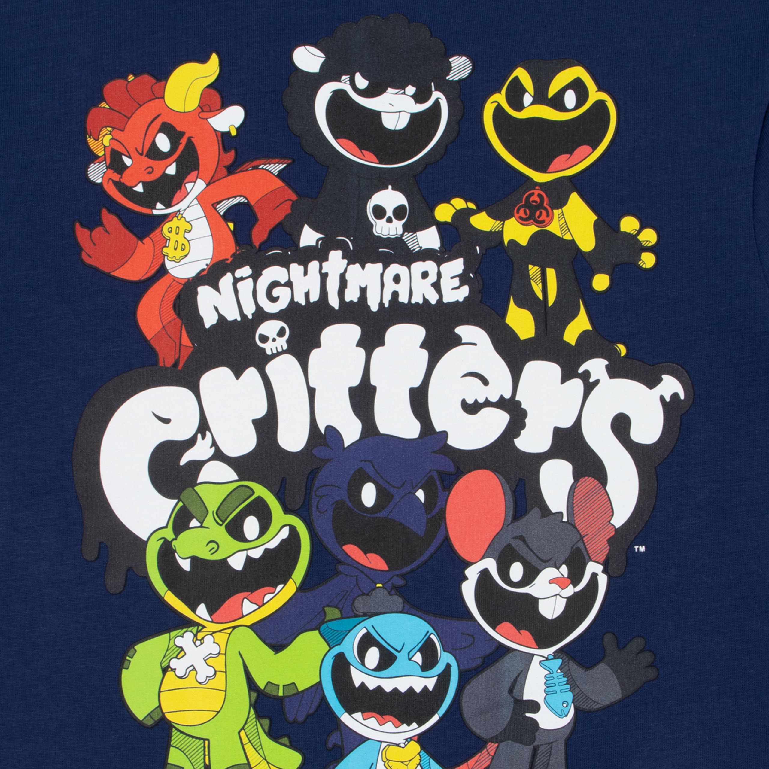 Poppy Playtime Pigiama Bambino, Pigiama Ragazzo Invernale Nightmare Critters, Set Pigiami Ragazzo da Gamer