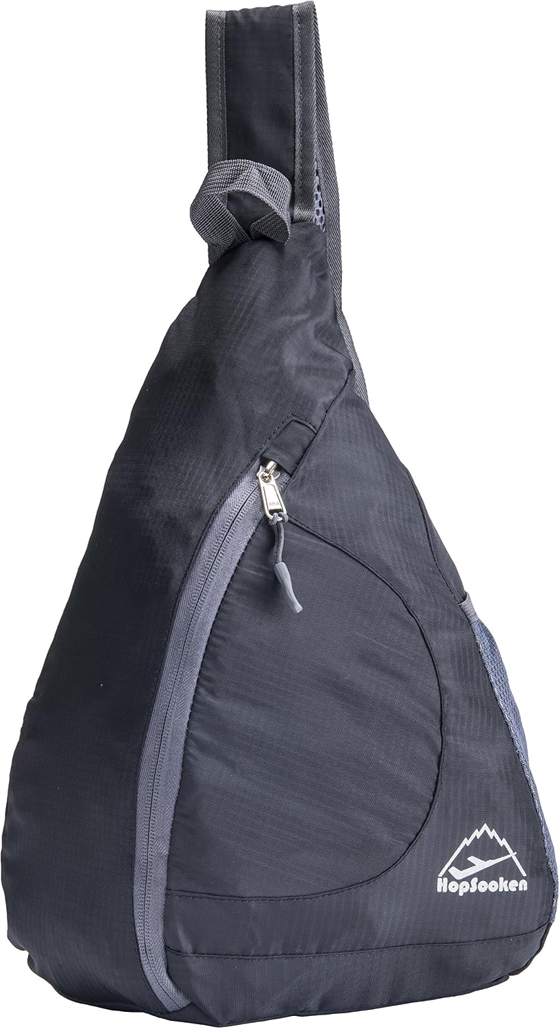 HOPSOOKEN Travel Lightweight Shoulder Backpack Sling Crossbody Bag Hiking Men Women