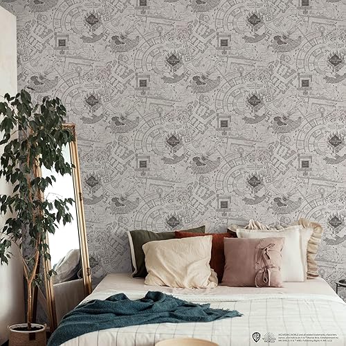 Miniatura 10 de RoomMates RMK12436RL - Papel tapiz para despegar y pegar con el mapa de Harry Potter