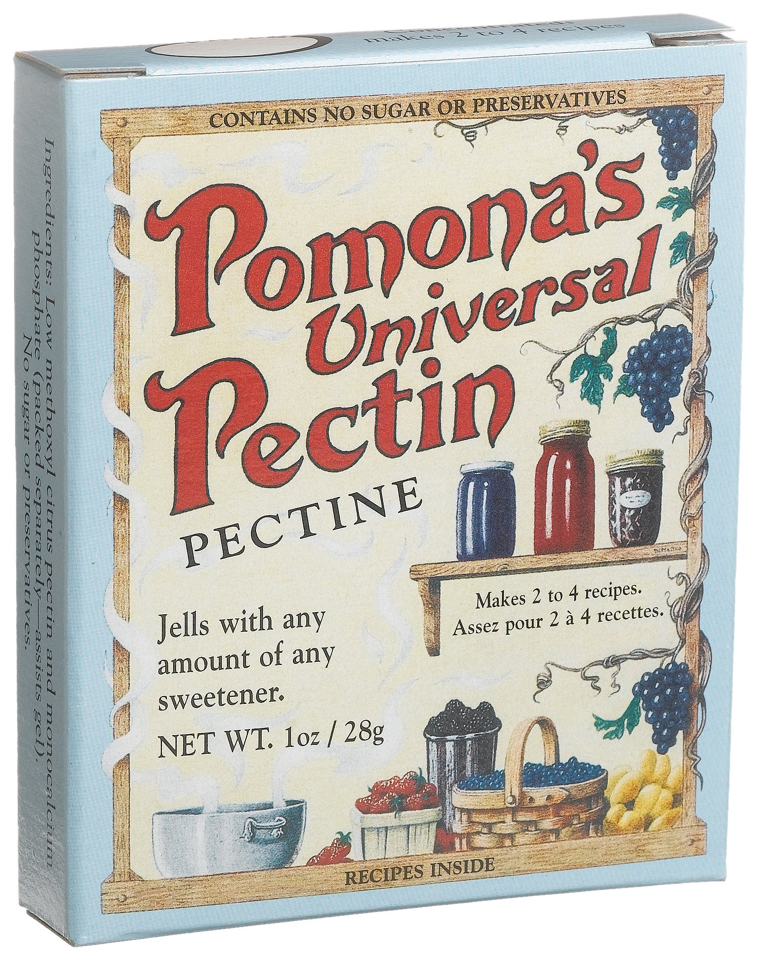 Pectin -Pomonas Universal (28g - 1oz) Perfect for thickening yogurt, kefir, jams and jellies! Brand: Pomonas