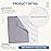 KING MOUNTAIN Canvas Repair Patch 9 x11 Inch 2 Pcs Self-Adhesive Waterproof Fabric Patch for Sofas, Tents, Furniture,Tote Bags, Car Seats (Light Grey)