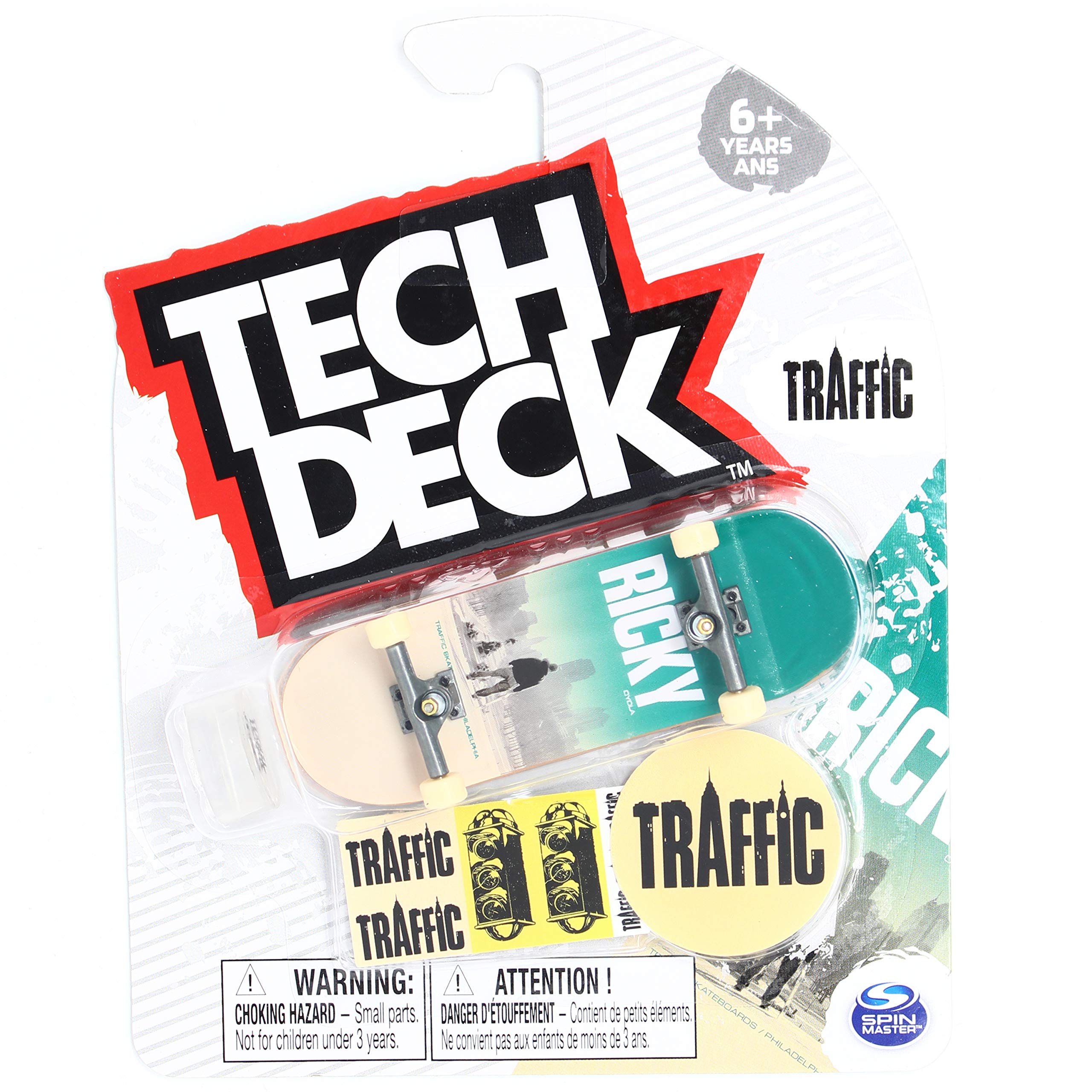 Amazon.com: Tech-Deck Traffic Skateboards Ricky Oyola Rare Teal