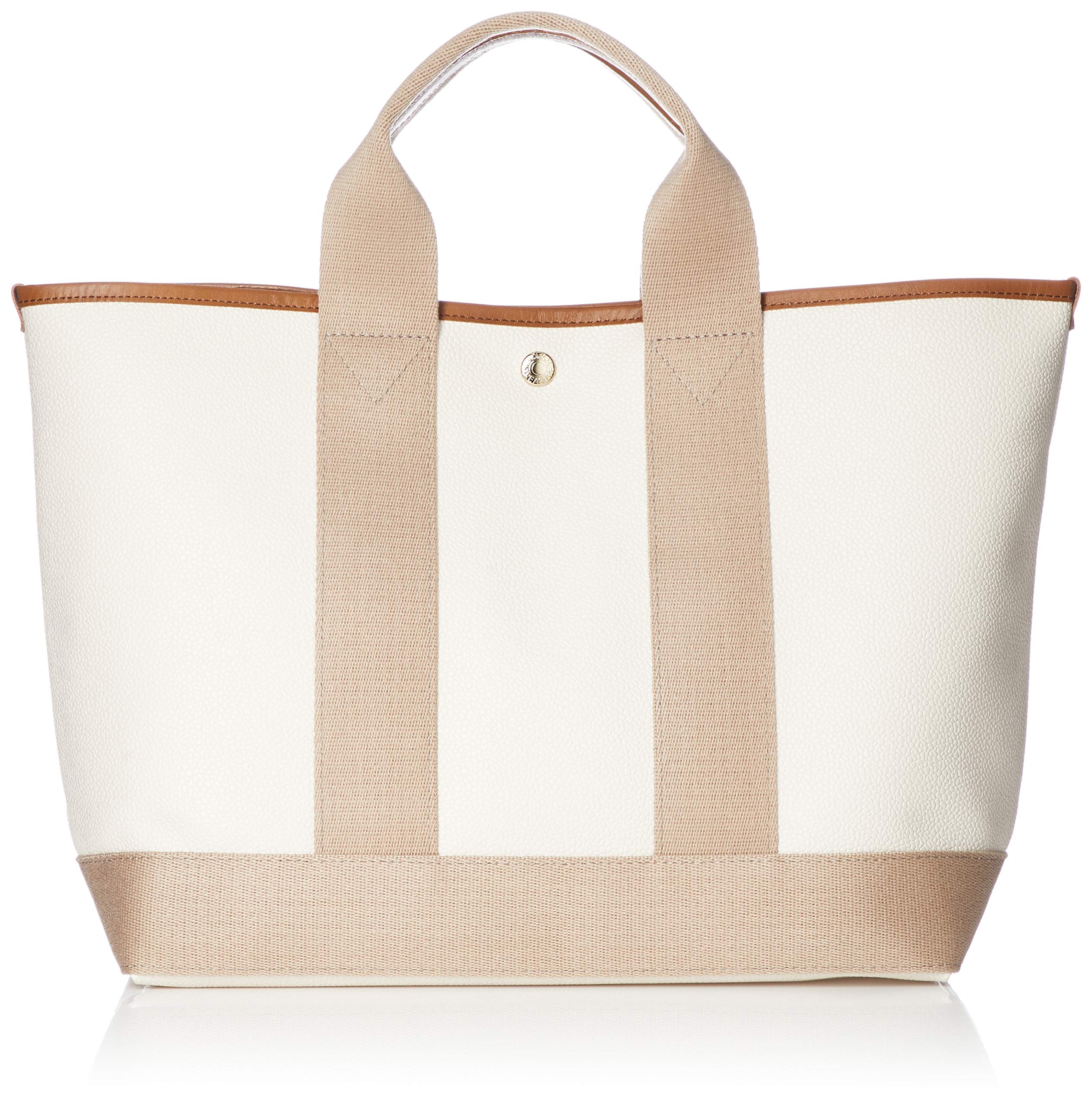 Topkapi BREATH 503080100100 Women's Scotch Grain Neo Leather A4 Tote Bag, Beige