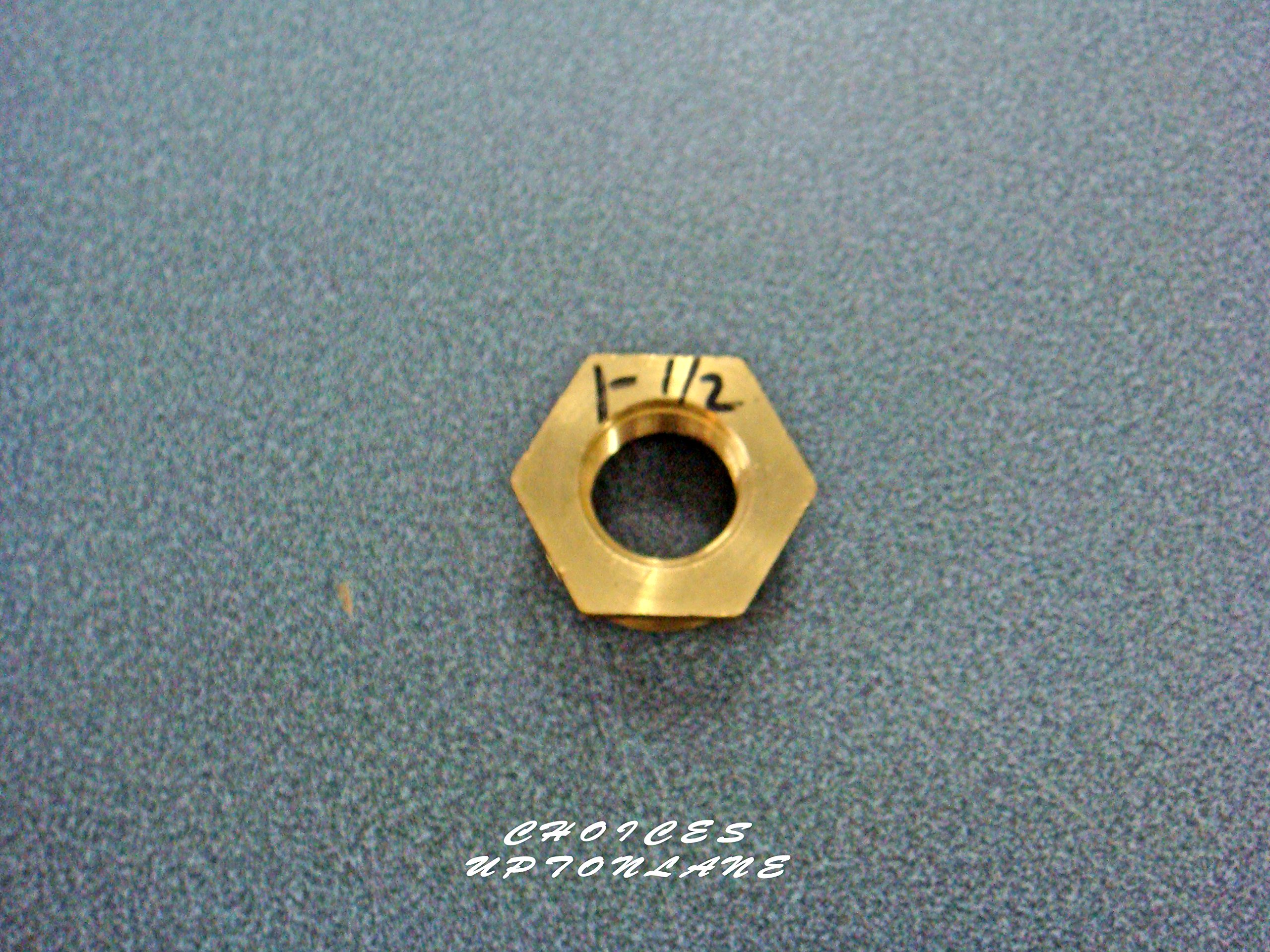 AK BRASS REDUCING HEXAGONAL BUSH MALE TO FEMALE BSP VARIOUS SIZES (1" X 1/2")