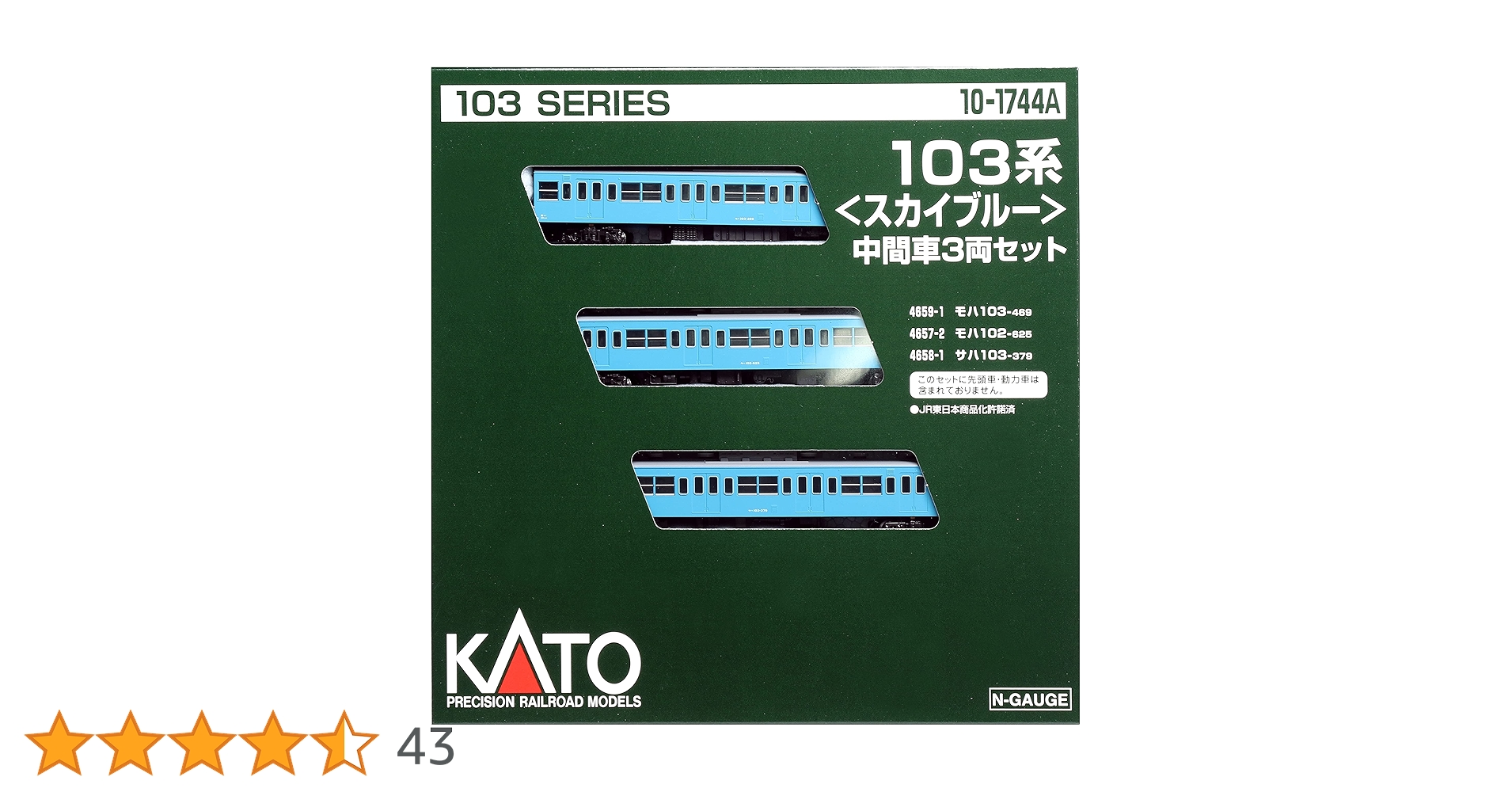 HOゲージ 103系通勤電車　スカイブルー　3両セット HOゲージ 103系通勤電車 スカイブルー 3両セット HOゲージ 103系通勤