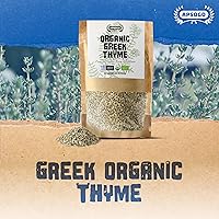 Vista 4 de APSOGO Tomillo orgánico y orégano de Grecia, calidad premium y sabor excepcional, perfecto como especia o té (7.05 onzas)