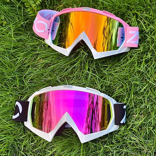 Miniatura 5 de Gafas de motocross para motocicleta, ATV, todoterreno, motocross, carreras, MX UTV, resistentes al viento, a prueba de polvo, resistentes a los