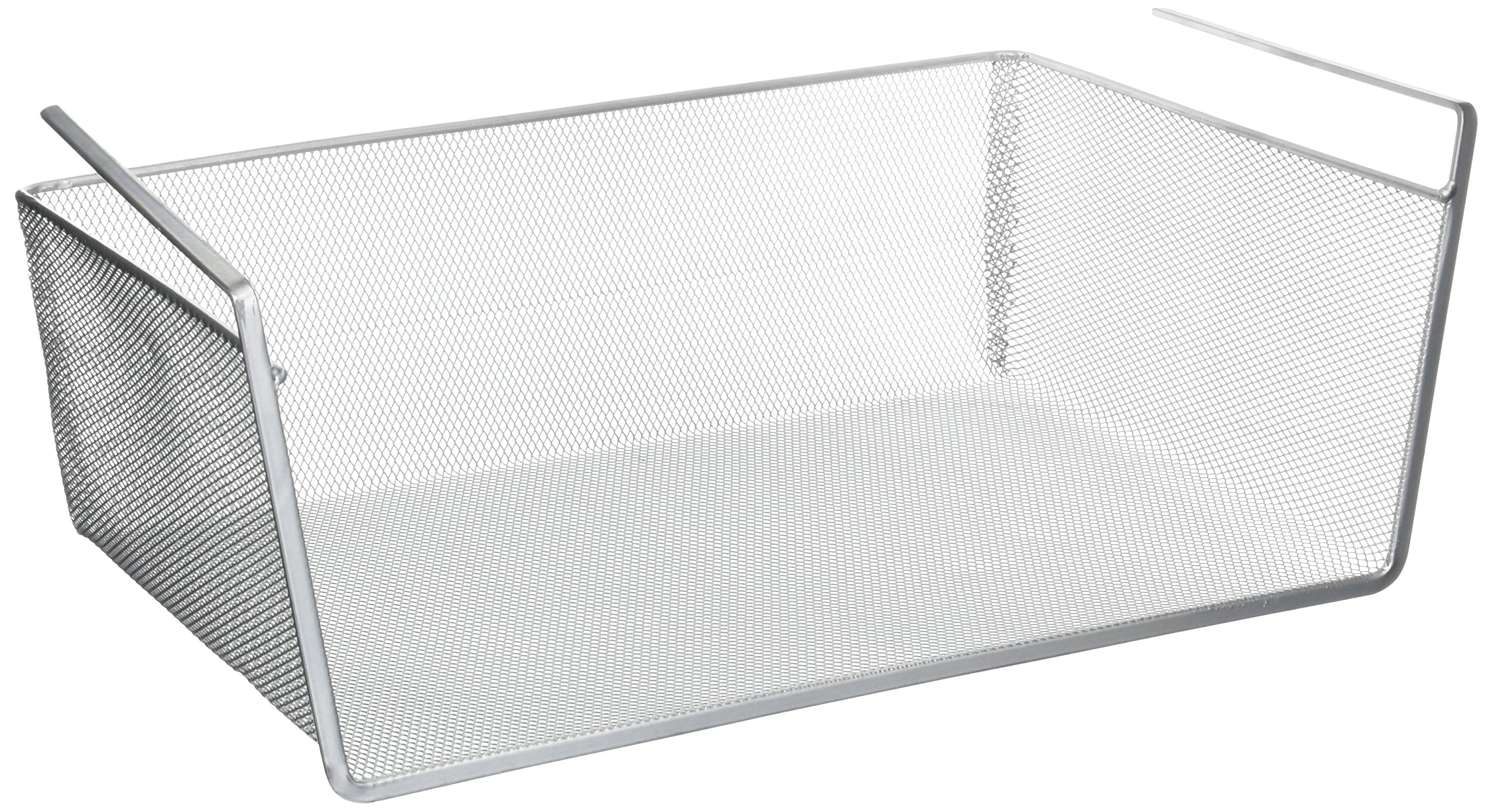 Design Ideas Under Shelf Mesh Basket, Large, Silver