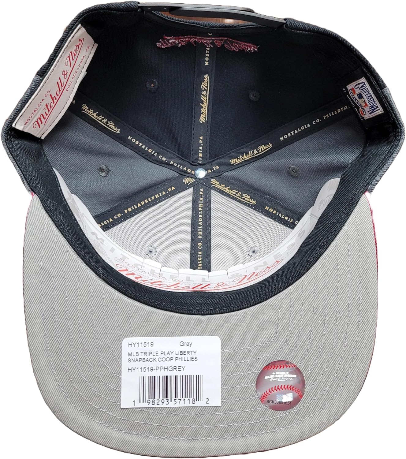 Phillies Triple Play Liberty Coop Snapback Hat - Image 7