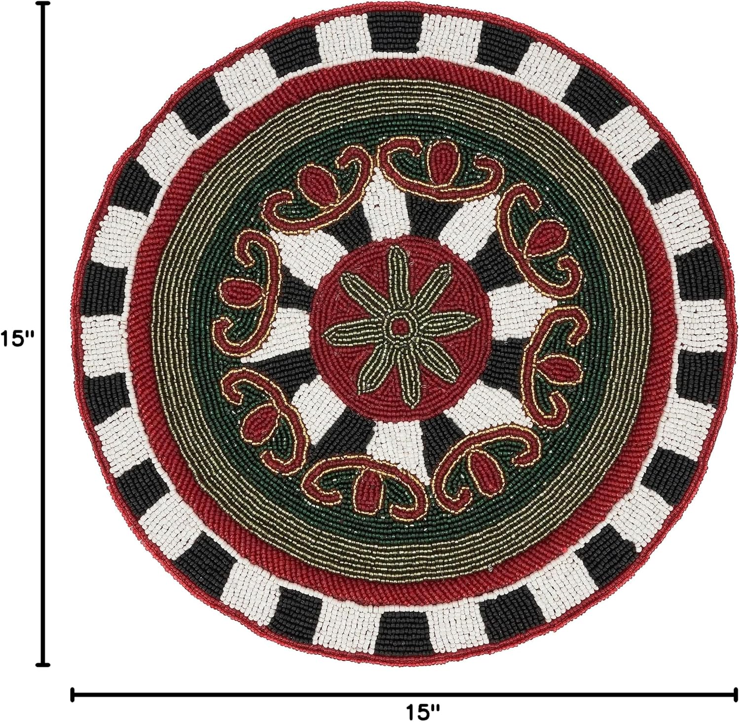 Sparkling Grace Beaded Placemat (Set of 4)