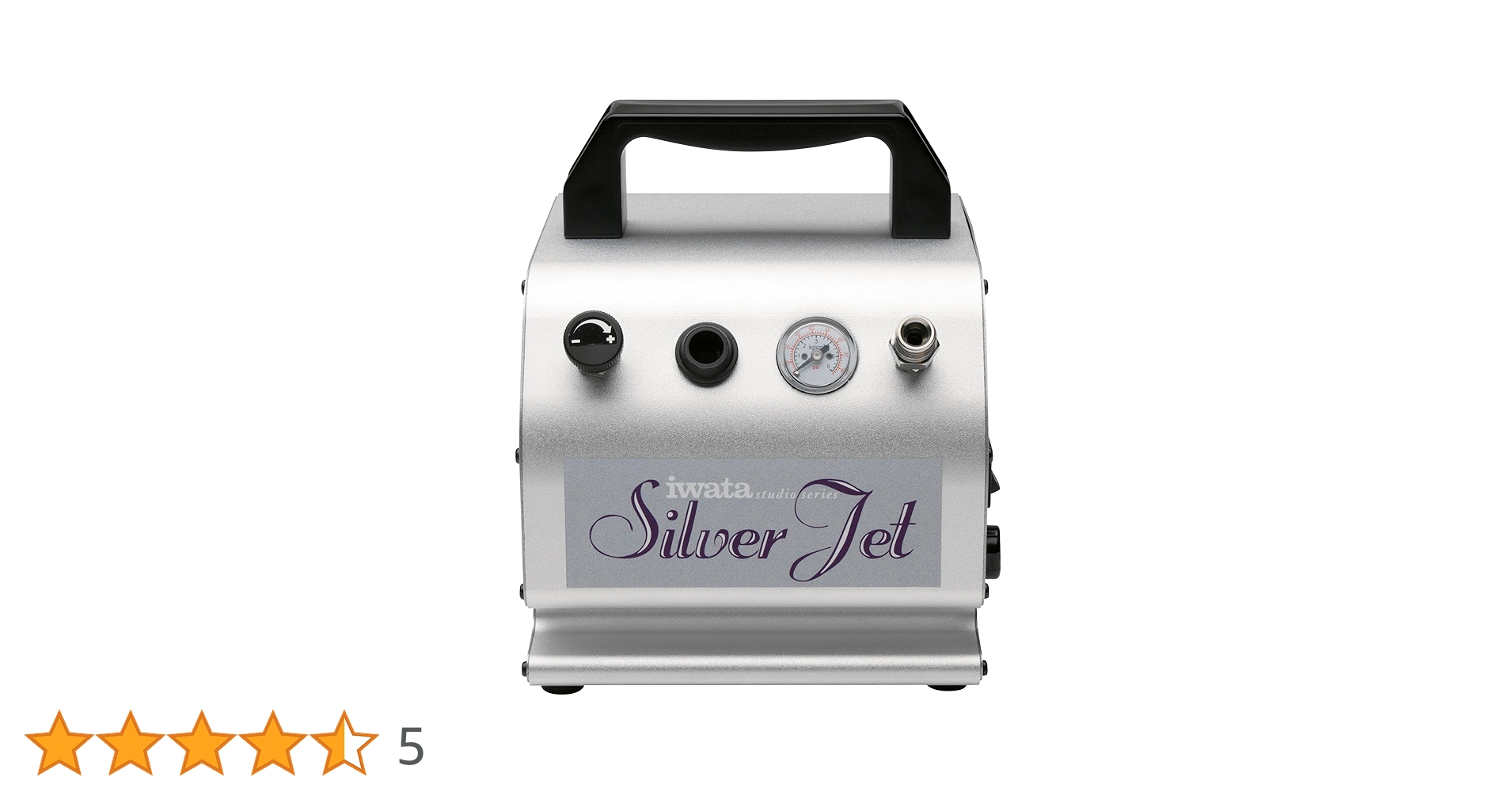 ANEST IWATA Silver Jet IS-51 ミニコンプレッサー Amazon | アネスト岩田 エアーブラシ用オイルフリーコンプレッサ
