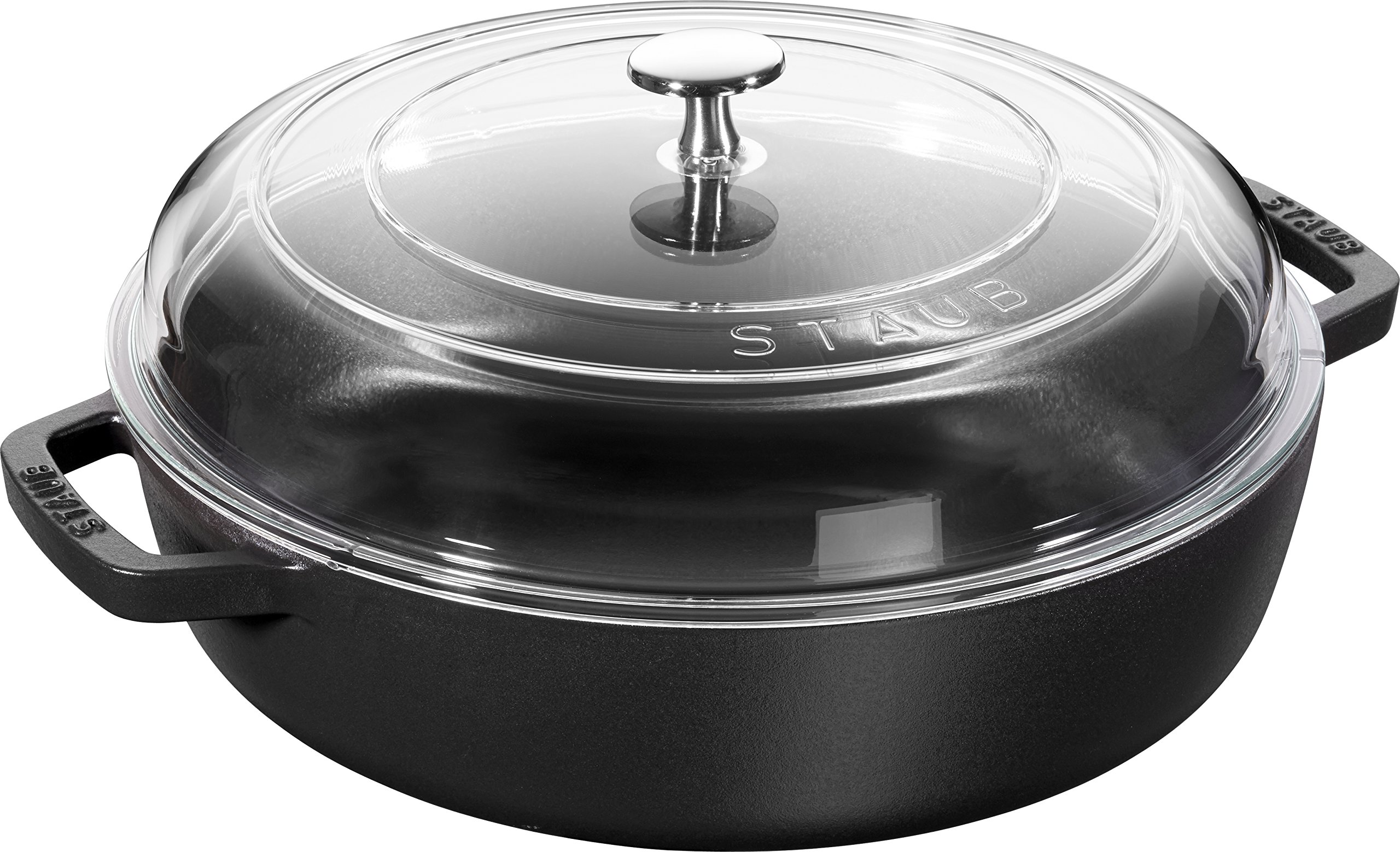 STAUB Sauteuse, braisière en fonte, 28 cm, induction et four
