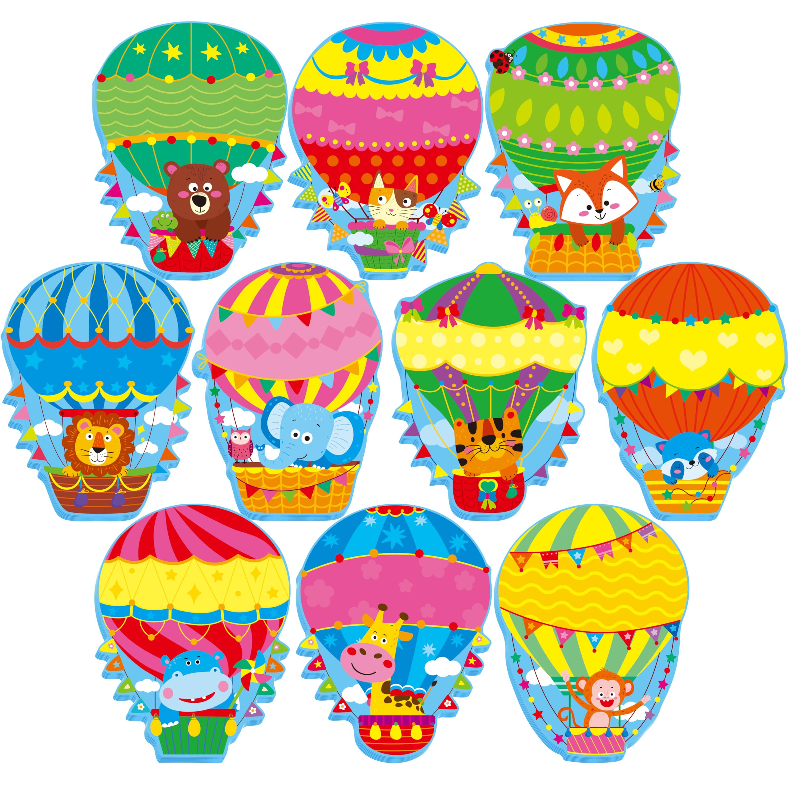 56 sagome mongolfiera decorazioni bacheche aule feste bambini studenti