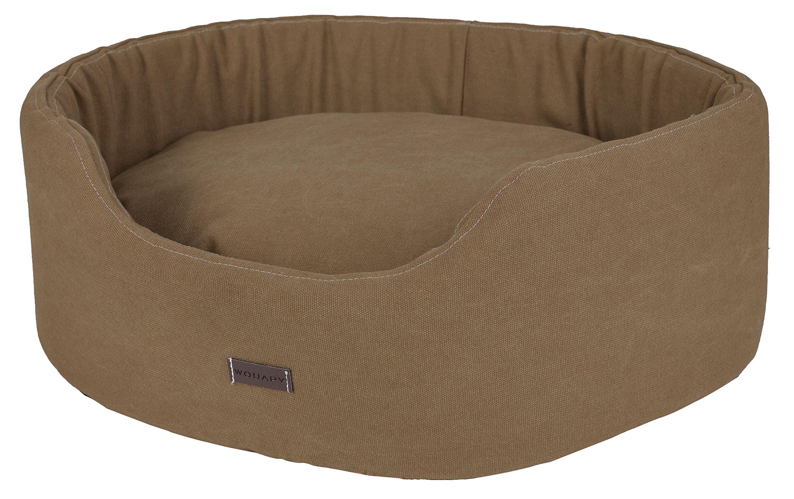 Matelas de repos Mirza pour chien dans le salon : un couchage Wouapy 100x70 cm douillet