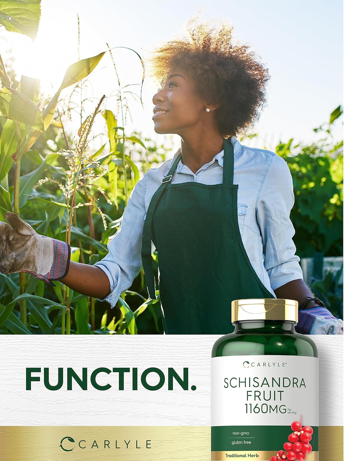 Carlyle Schisandra Supplement 1160 mg | 200 Capsules | Berry Fruit Extract | Non-GMO and Gluten Free - Image 6