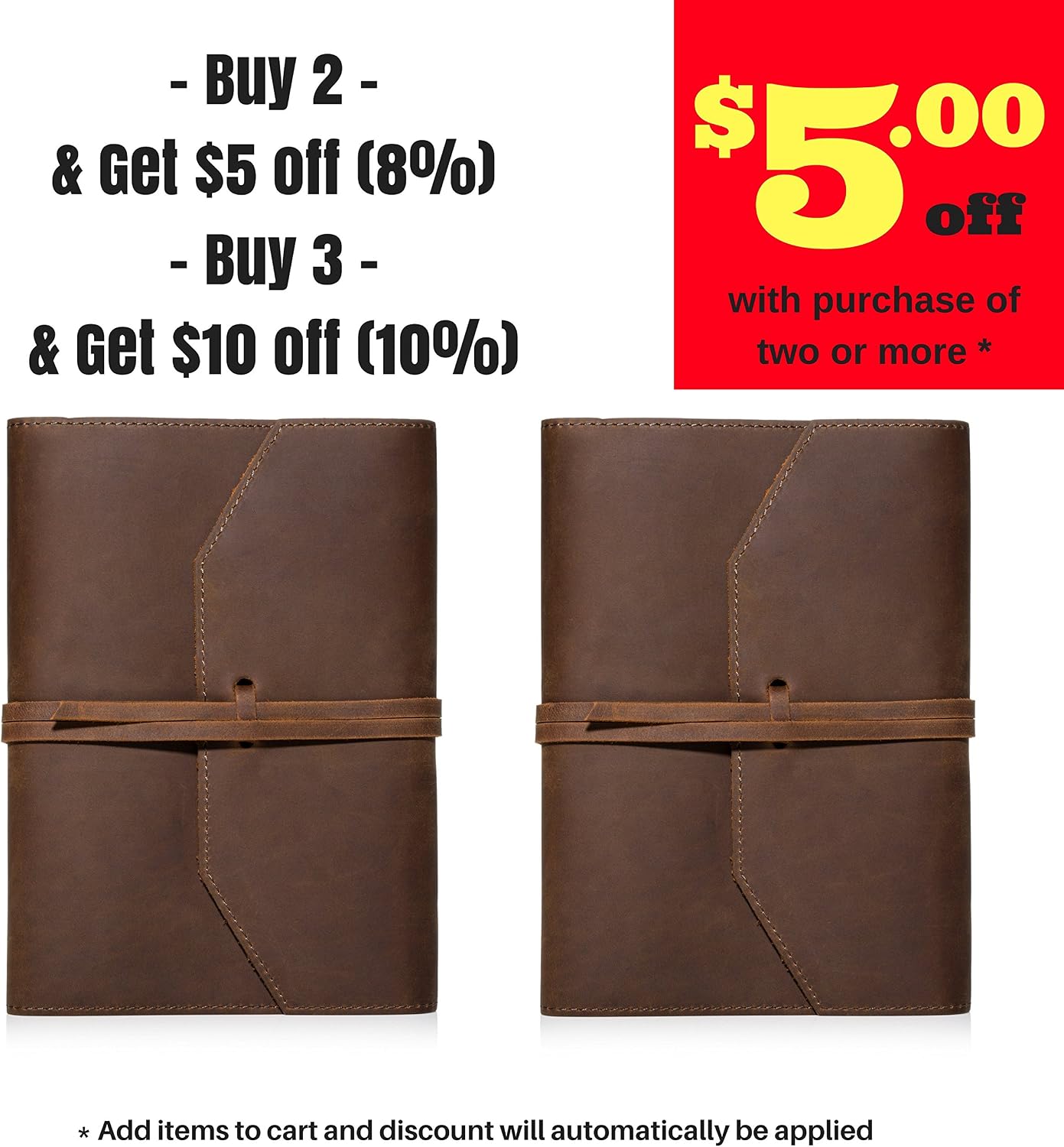 LEATHER JOURNAL REFILLABLE Writing Notebook - Lay Flat Lined Notebook, Handmade Leather Bound Diary for Men & Women, Best Gift for Travel Diary, Creative Writing & Notebooks to write in, Large 6x8