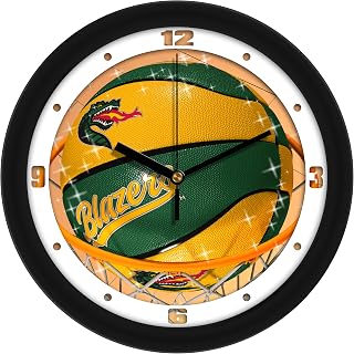 SunTime Alabama UAB Blazers Slam Dunk Basketball Wall Clock