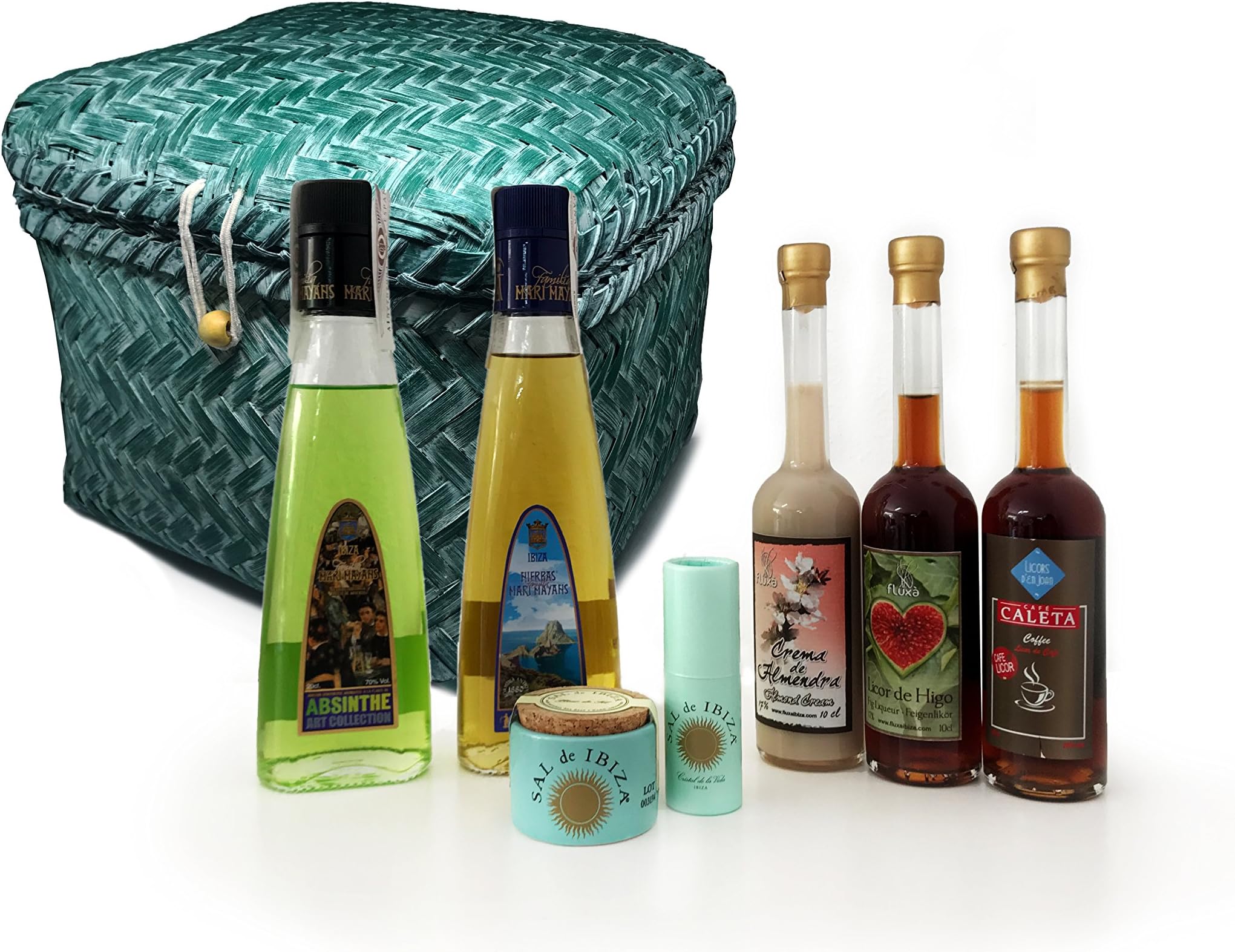 Ibiza Gift Box - with Spirits and Salt from Ibiza (Green Washed)