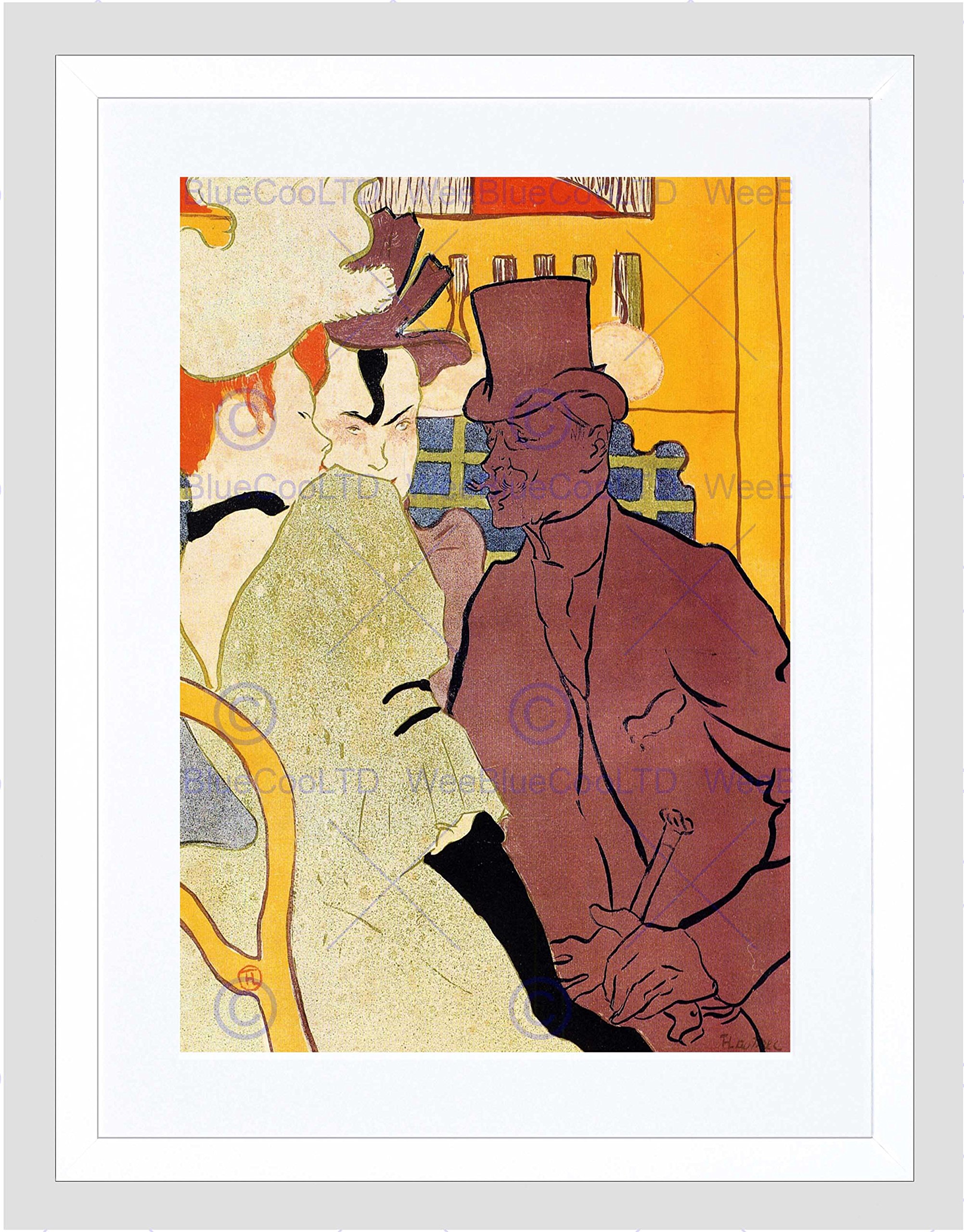Wee Blue Coo Toulouse Lautrec English Man Moulin Rouge Framed Wall Art Print