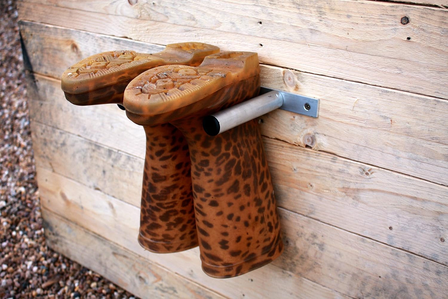 Wellington Boot Rack (1 PAIR) | Aluminium | No Rust | Wall Mounted ...