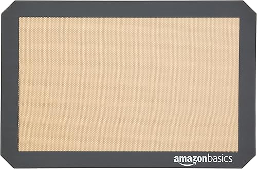 Miniatura 4 de Amazon Basics Tapete rectangular de silicona, antiadherente, apto para alimentos, 9 x 13 pulgadas, 9.9 x 14.8 pulgadas y 16.5 x 11.6 pulgadas,