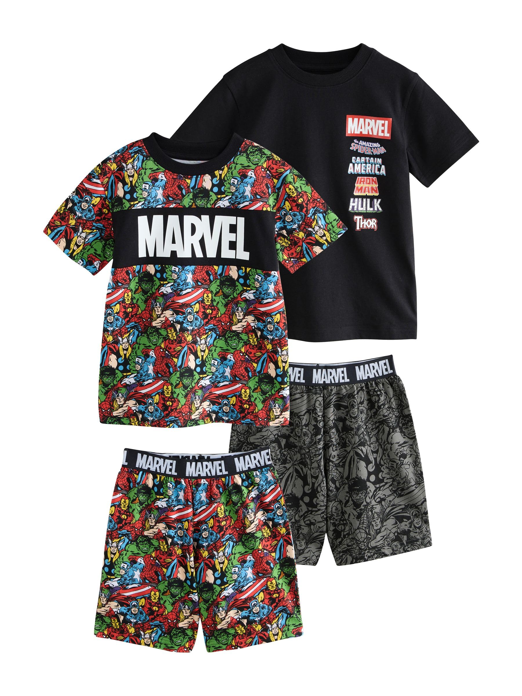 NEXT Jungen Marvel Kurze Schlafanzüge, 2er-Pack