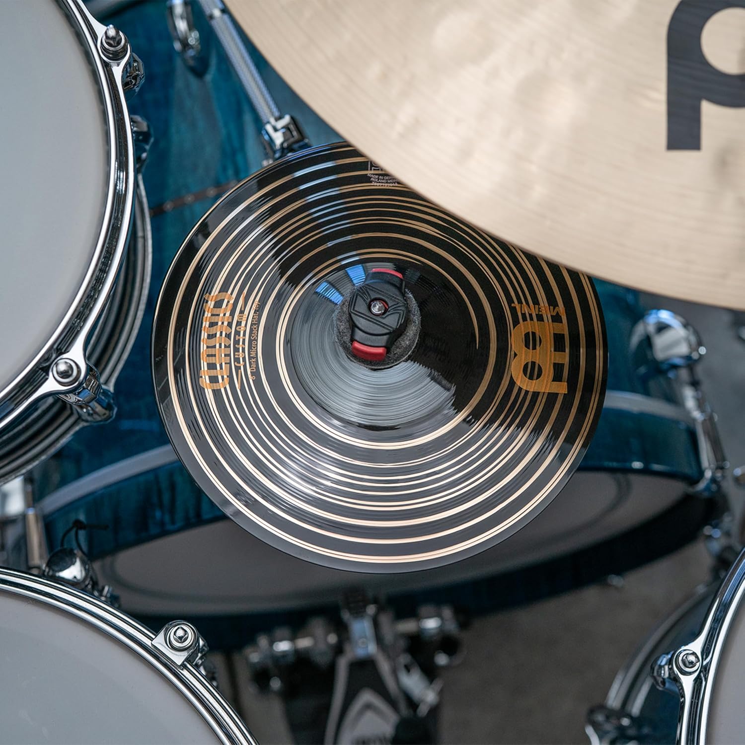 Meinl Cymbals Classics Custom Dark 8" Micro Stack Hats Cymbal For Drums, Pair — MADE IN GERMANY