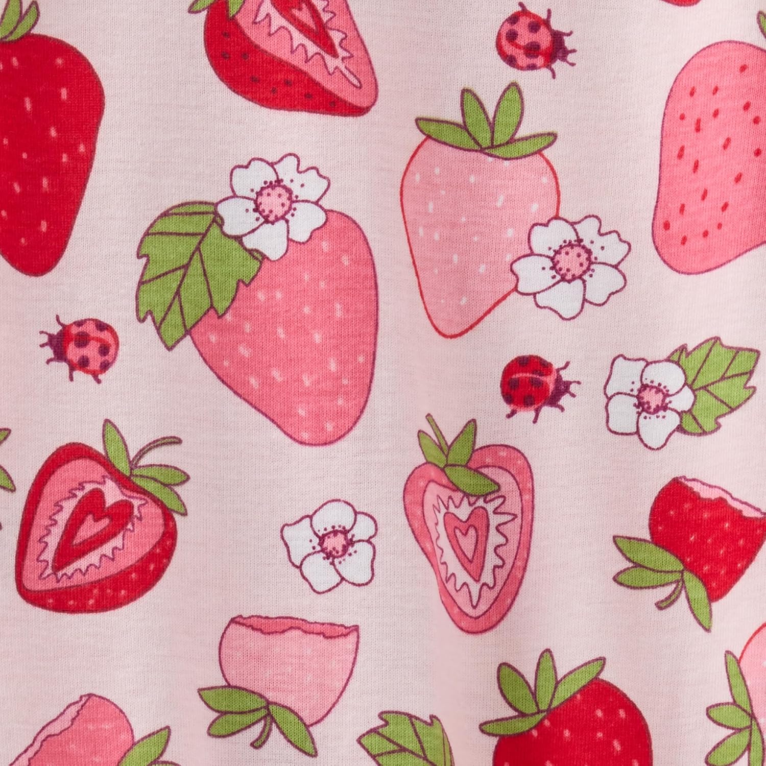 baby-girls Cruz Snug-fit Footed Pajamas 100% Organic Cotton Zip Front Sleeper Pjs W/Grippers for Baby Girls - Image 4