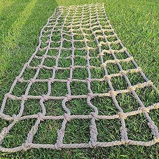 Polyamide Rope Net, Outdoor Swing Treehouse Rope Ladder Climbing Net, Kids Stair Balcony Railings Fence Playground Safety Net, Wall Decorative Net,100x300cm