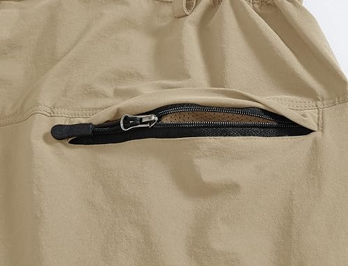 Miniatura 7 de Gopune Pantalones de senderismo al aire libre para mujer, ligeros, de secado rápido, resistentes al agua, pantalones de montaña