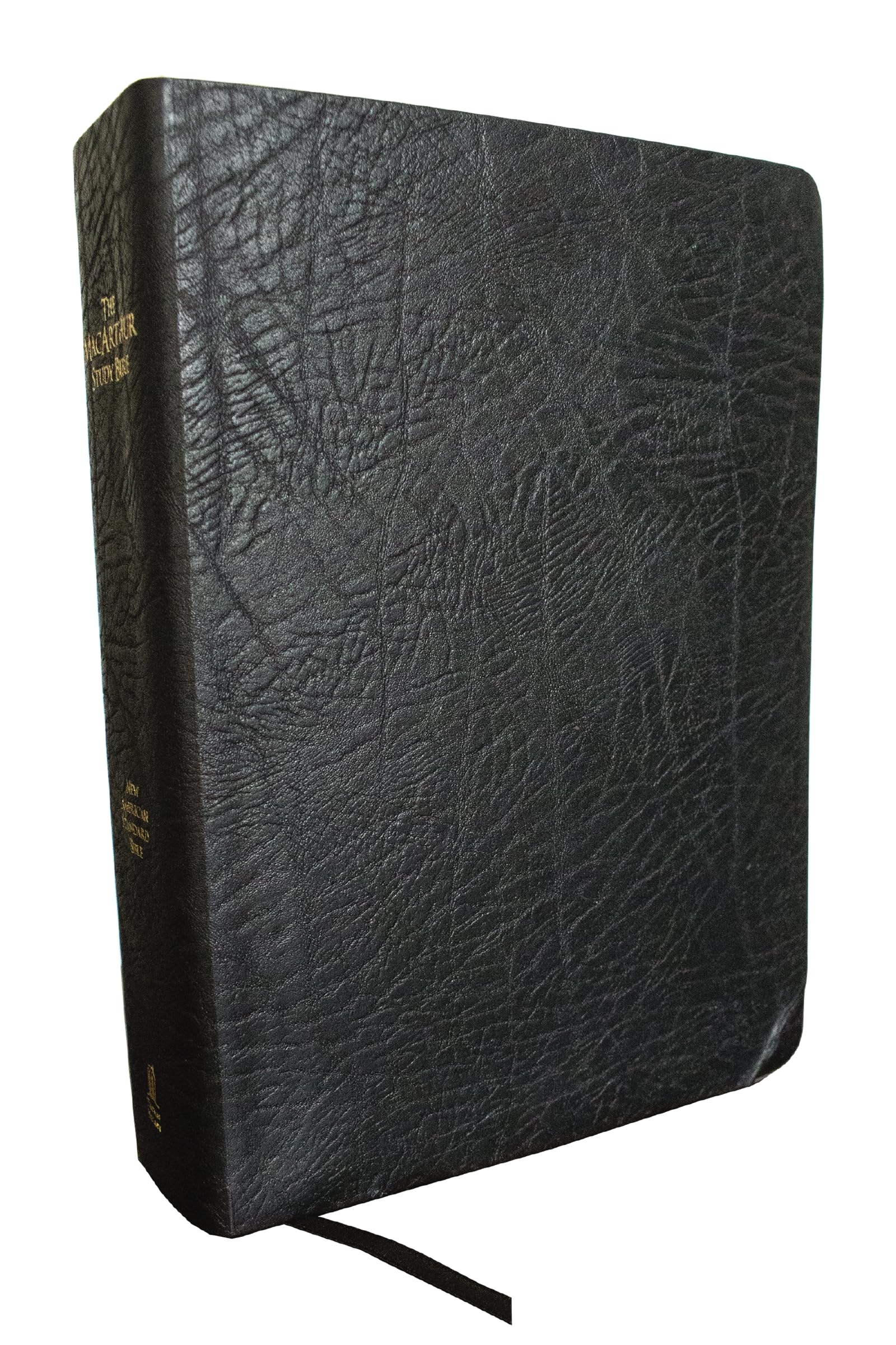 The NASB MacArthur Study Bible, Large Print, Black Bonded Lea... - 9781418542283