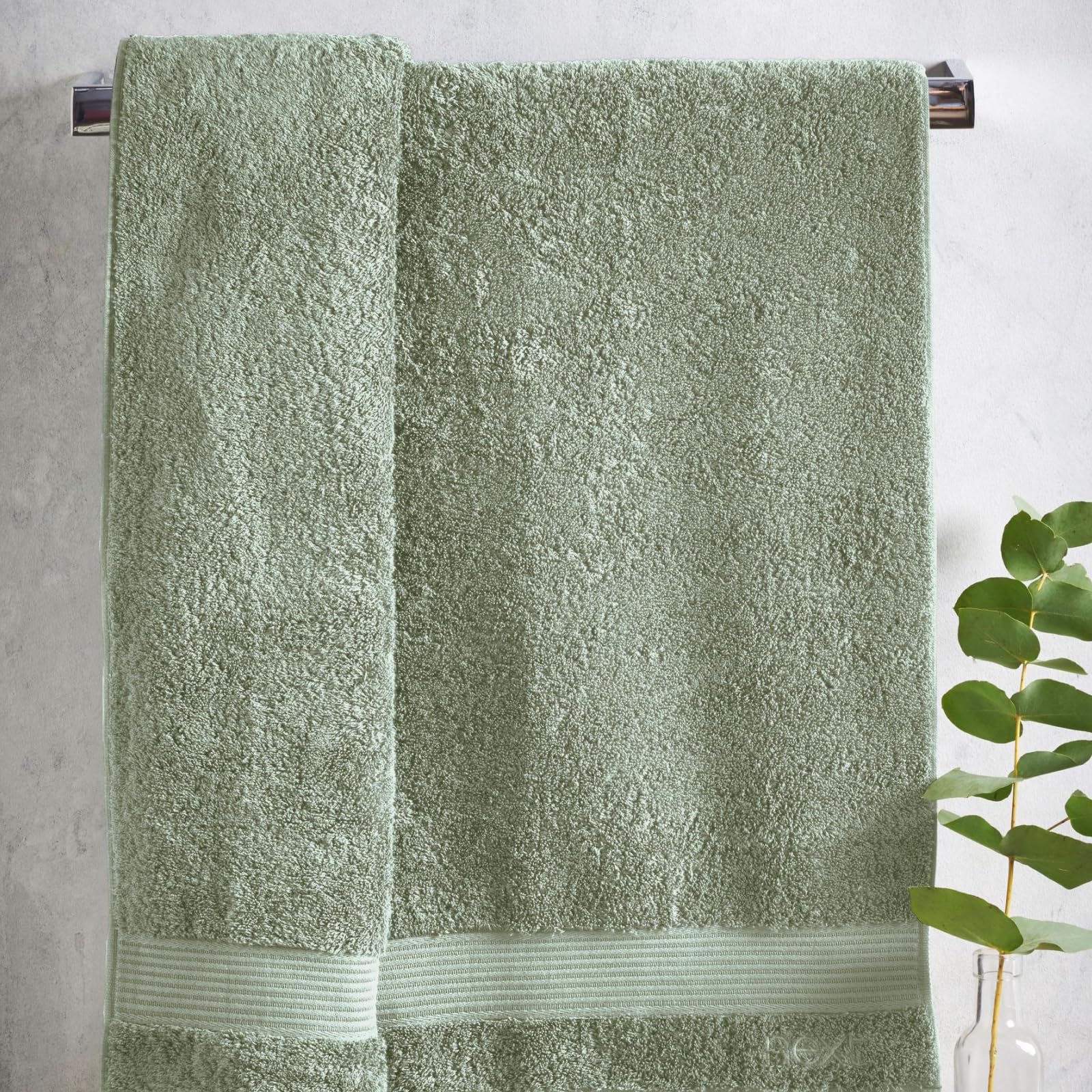 NEXT Home Asciugamani in cotone egiziano - 100% cotone (dimensione) Green Sage Mid