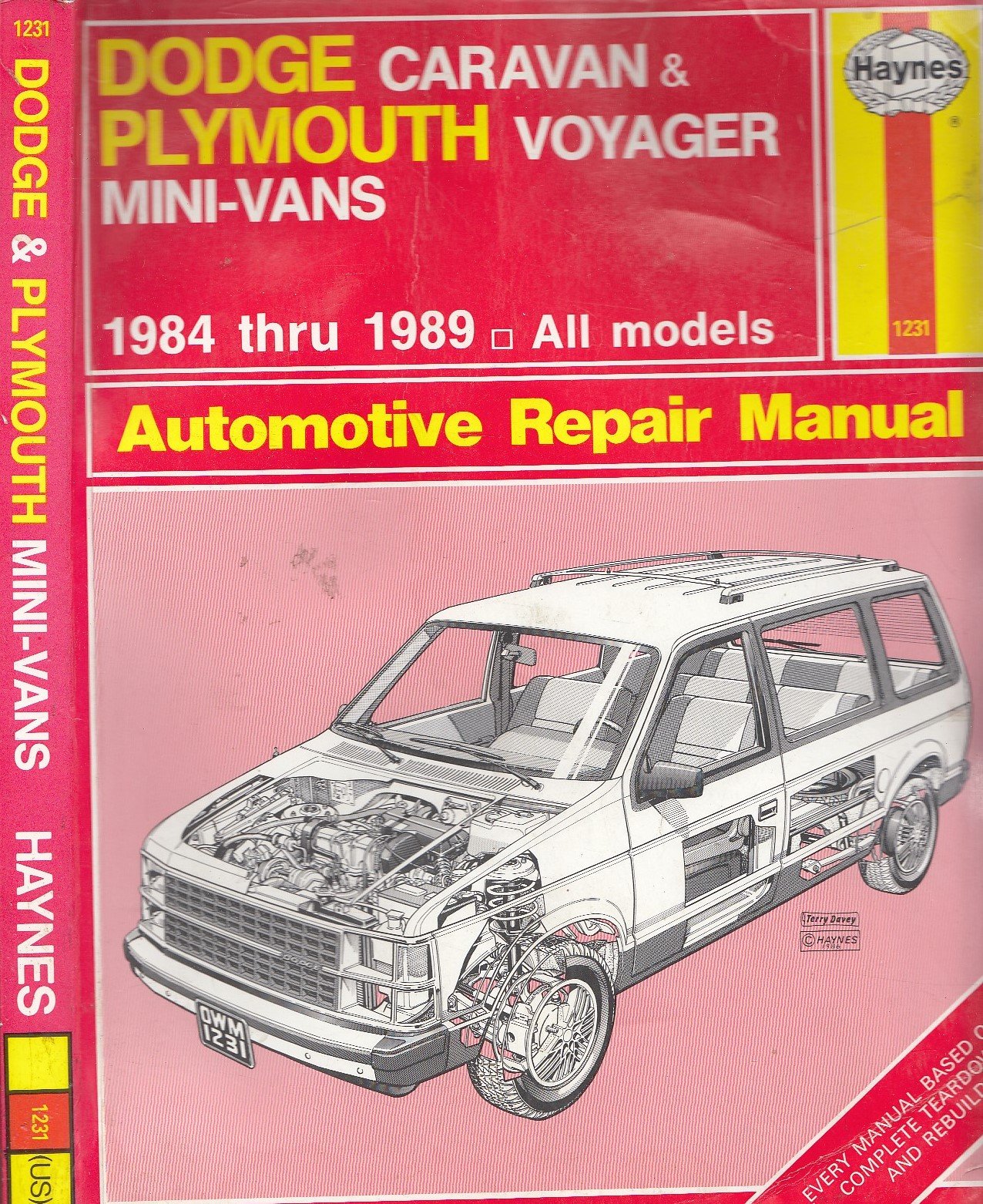 Buy Dodge Caravan and Plymouth Voyager Mini-vans 1984-89 Owner's Workshop Manual — BookShops.in